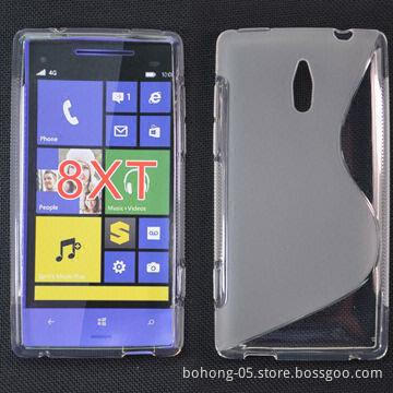TPU case for HTC 8XT, water sets, various colors available